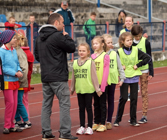 Sztafetowe zmagania dzieci i młodzieży