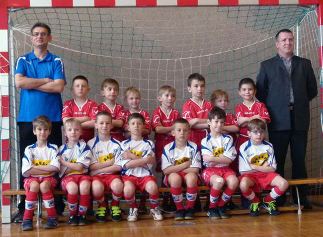 Najmłodsi kopali w Grucznie