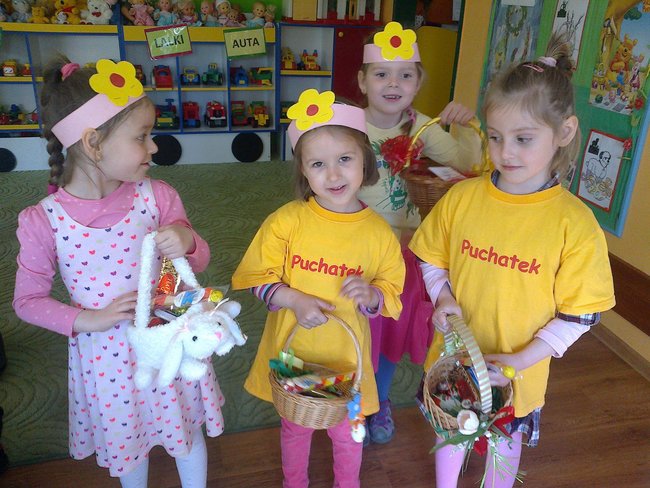 Zajączek wielkanocny w Puchatku