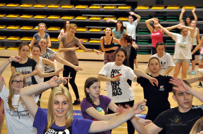 ZSP zachęcała zumbą