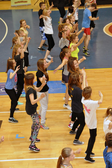 ZSP zachęcała zumbą