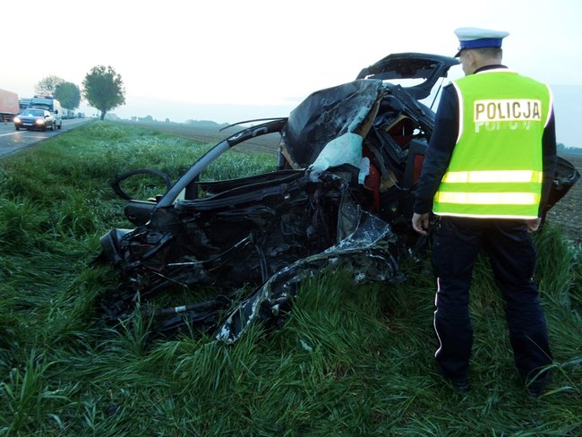 Zginął w zmiażdżonej corsie