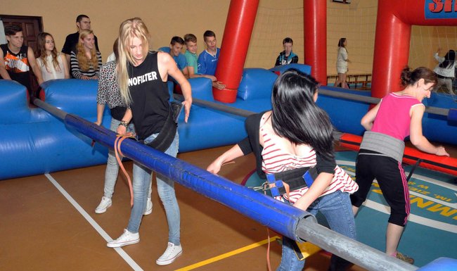 Mega piłkarzyki w Gimnazjum nr 1