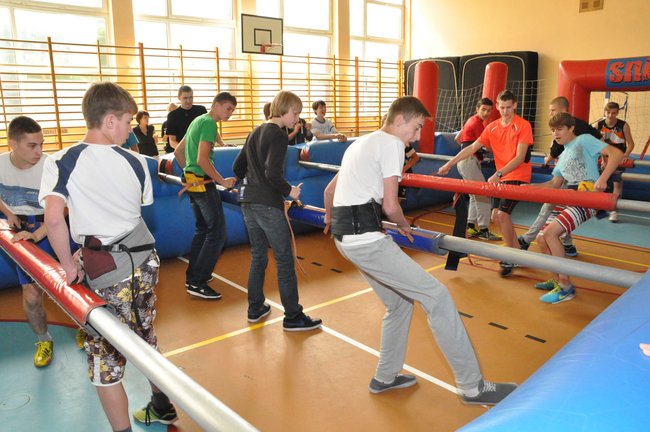 Mega piłkarzyki w Gimnazjum nr 1