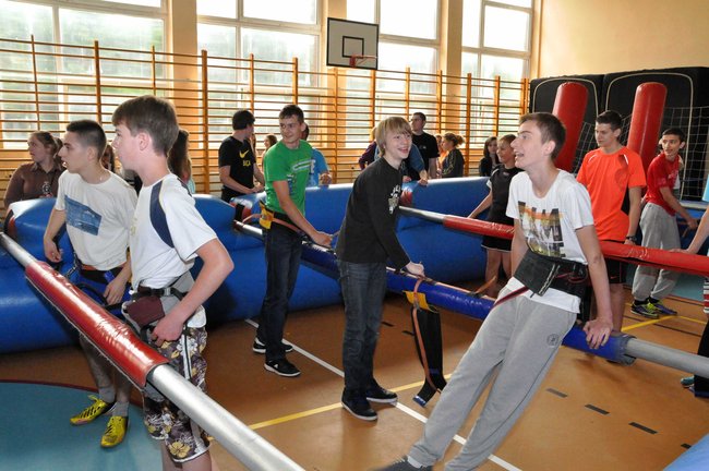 Mega piłkarzyki w Gimnazjum nr 1