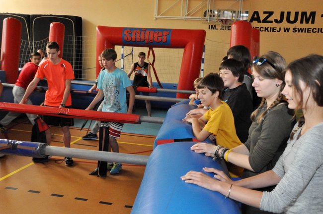 Mega piłkarzyki w Gimnazjum nr 1