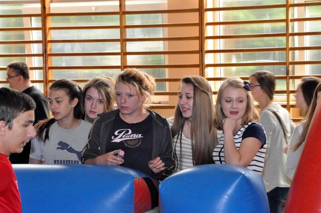 Mega piłkarzyki w Gimnazjum nr 1