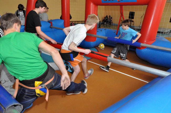 Mega piłkarzyki w Gimnazjum nr 1