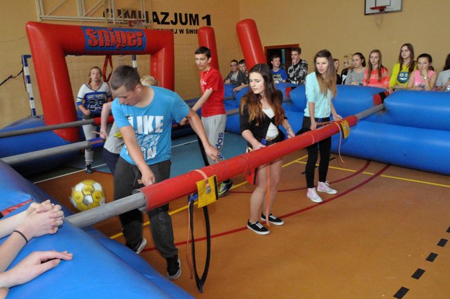 Mega piłkarzyki w Gimnazjum nr 1