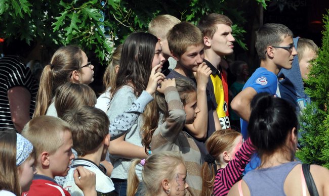 Park zamieniony w duży dom