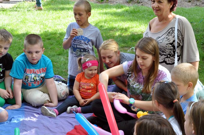 Park zamieniony w duży dom
