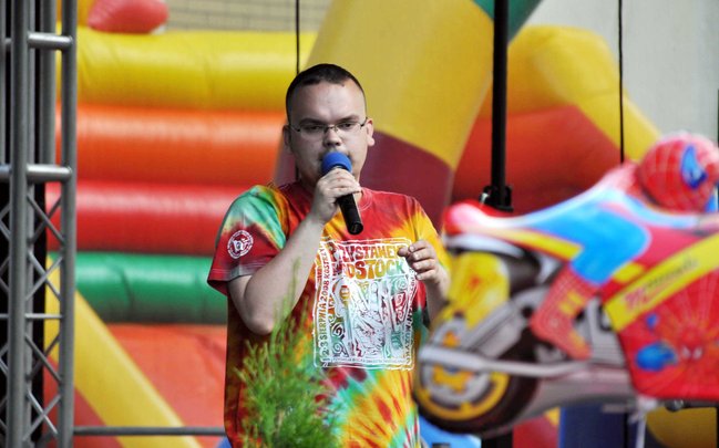 Park zamieniony w duży dom