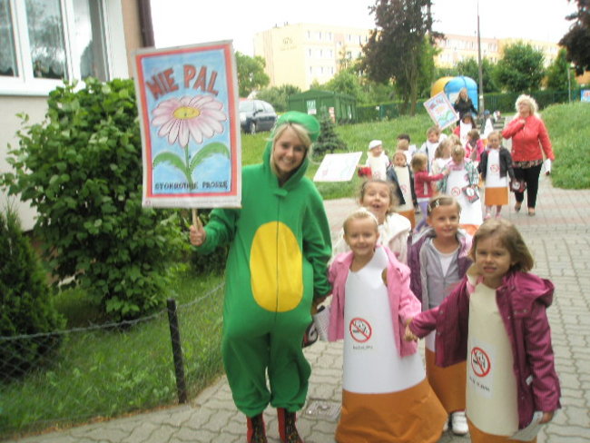 Przedszkolaki wiedzą, że palenie szkodzi