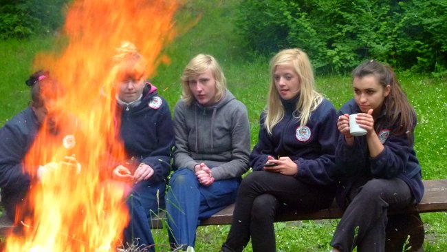 Uczniowie Menedżera i survival