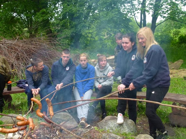 Uczniowie Menedżera i survival