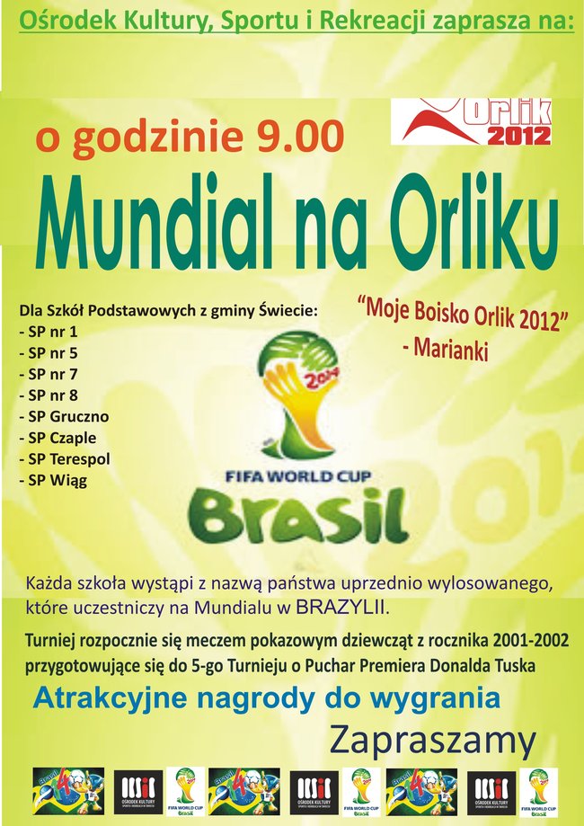 Mundial też na orliku