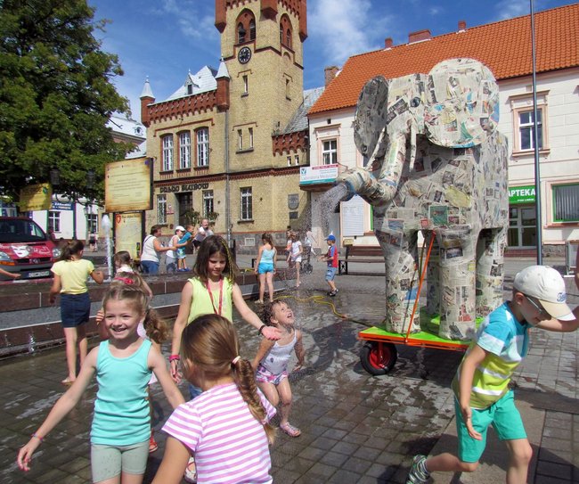 Co robiły afrykańskie zwierzęta na rynku?