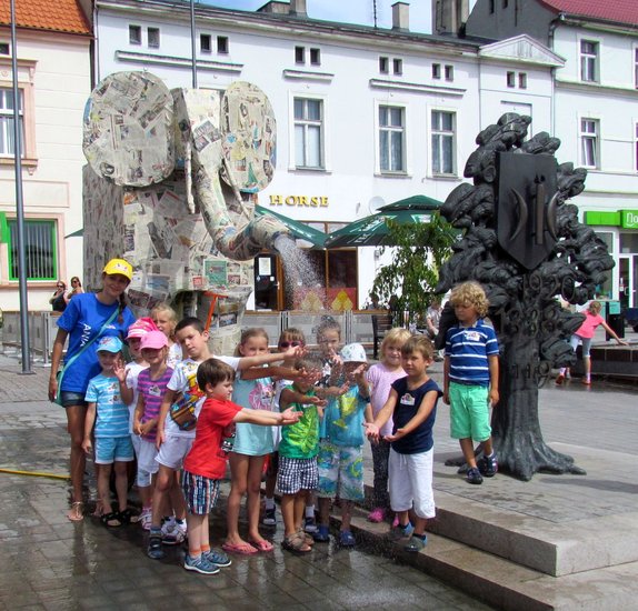Co robiły afrykańskie zwierzęta na rynku?