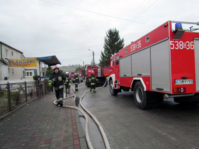 Pożar w Przechowie
