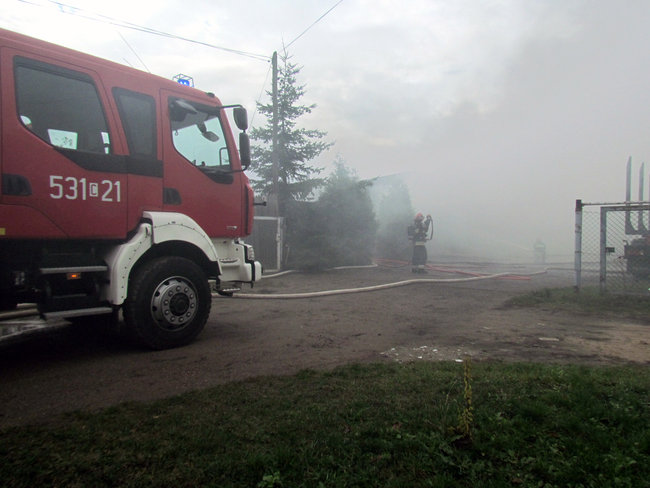 Pożar w Przechowie