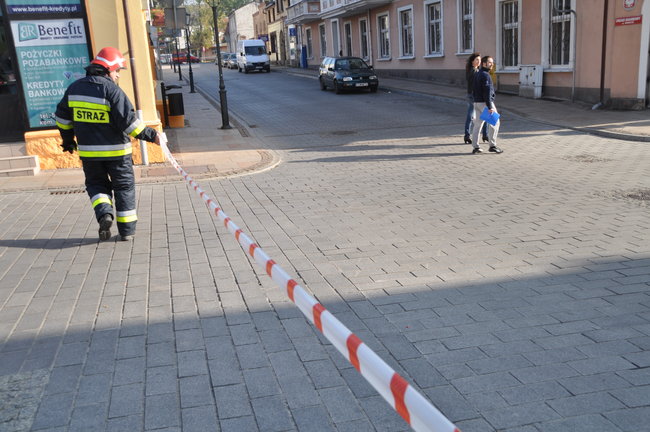 Fałszywy alarm bombowy w skarbówce
