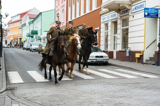 Ułani na rynku