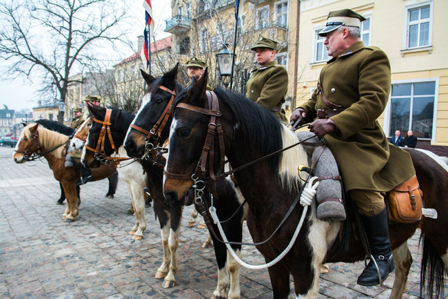 Ułani na rynku