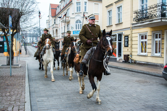 Ułani na rynku