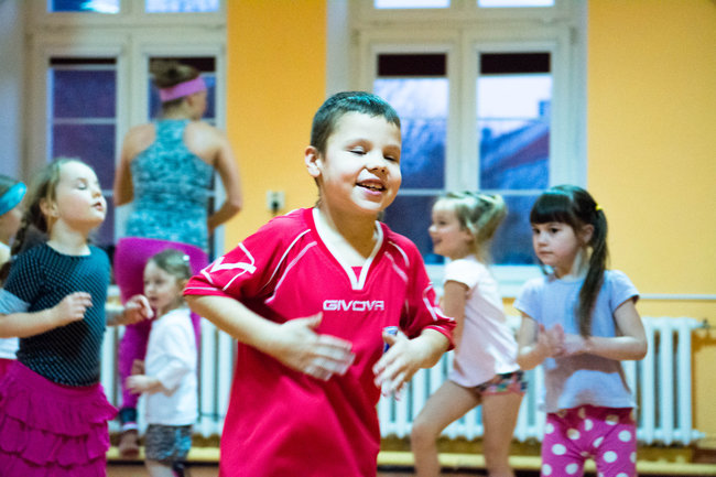 Dzieci polubiły zumbę