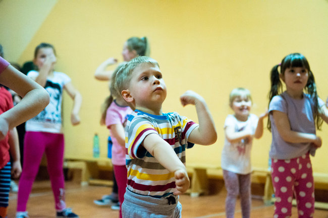 Dzieci polubiły zumbę