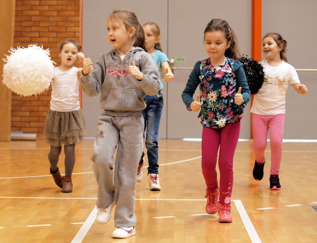 Pierwszaki również polubiły sport