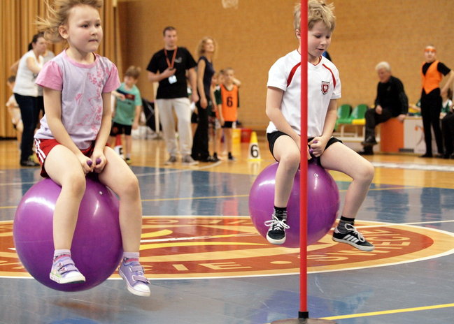 Pierwszaki również polubiły sport