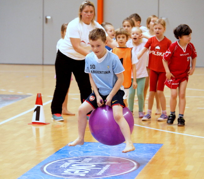 Pierwszaki również polubiły sport