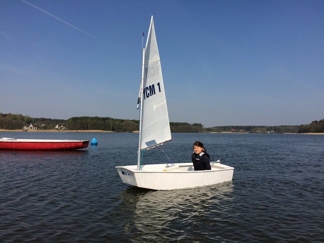 Białe żagle na Decznie