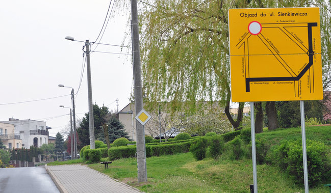 Budowa ronda. Zamknięty przejazd