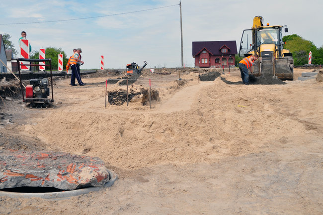 Budowa ronda. Zamknięty przejazd
