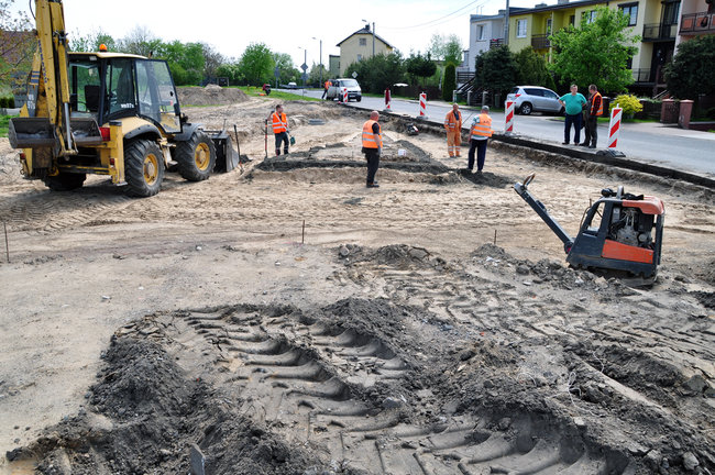 Budowa ronda. Zamknięty przejazd