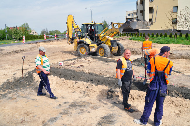 Budowa ronda. Zamknięty przejazd