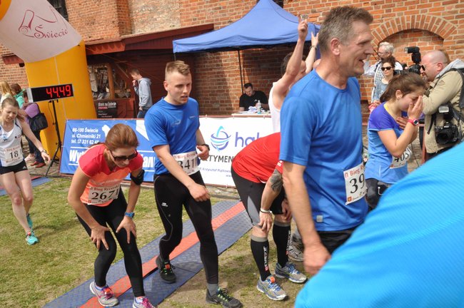 Na mecie II Biegu Rycerskiego - ZDJĘCIA