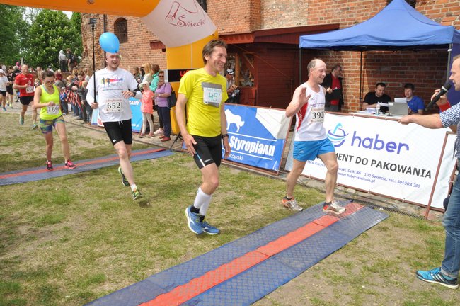 Na mecie II Biegu Rycerskiego - ZDJĘCIA