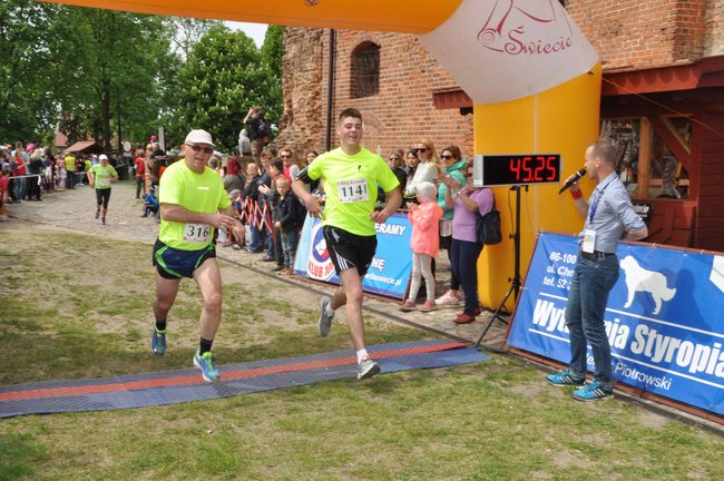 Na mecie II Biegu Rycerskiego - ZDJĘCIA