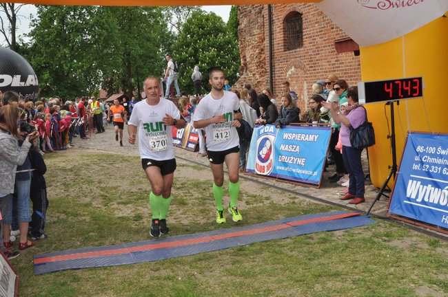 Na mecie II Biegu Rycerskiego - ZDJĘCIA