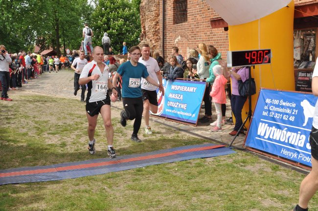 Na mecie II Biegu Rycerskiego - ZDJĘCIA