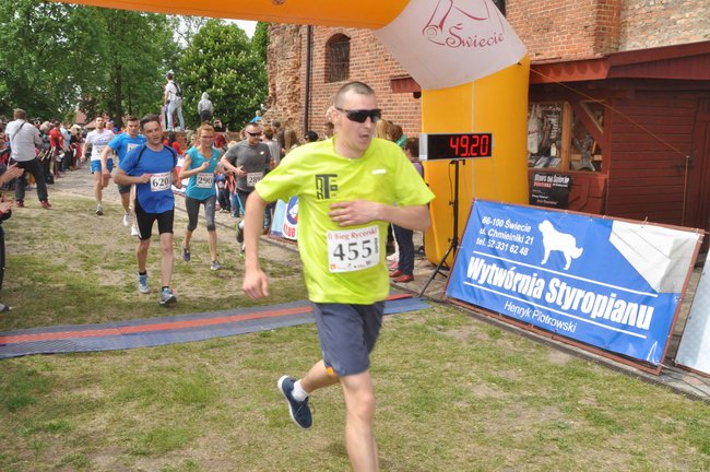 Na mecie II Biegu Rycerskiego - ZDJĘCIA