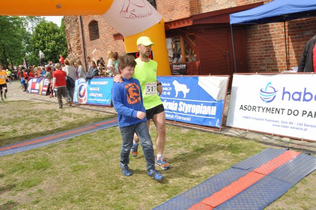 Na mecie II Biegu Rycerskiego - ZDJĘCIA