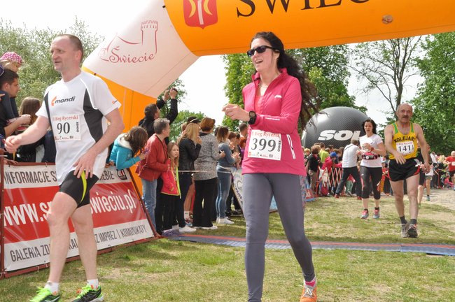 Na mecie II Biegu Rycerskiego - ZDJĘCIA