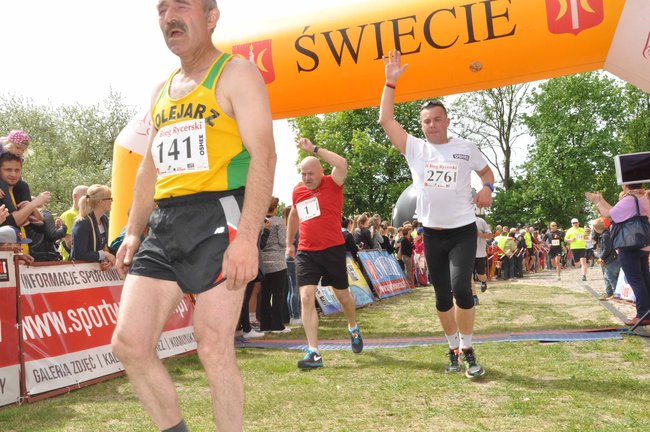 Na mecie II Biegu Rycerskiego - ZDJĘCIA
