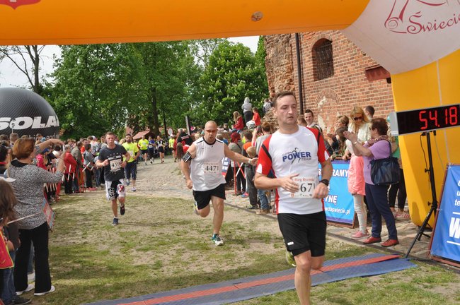 Na mecie II Biegu Rycerskiego - ZDJĘCIA