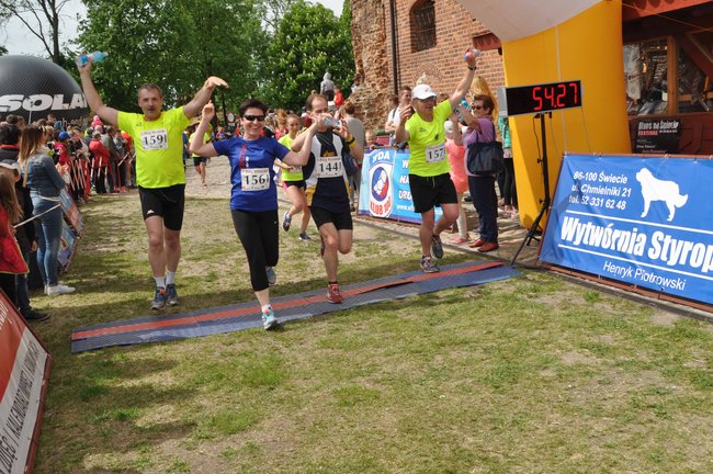 Na mecie II Biegu Rycerskiego - ZDJĘCIA