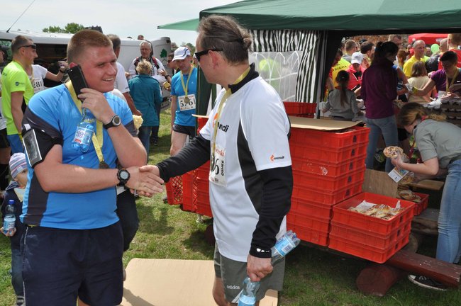 Na mecie II Biegu Rycerskiego - ZDJĘCIA